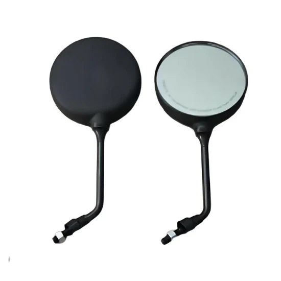 Motorcycle Retro Round Metal Rear View Mirrors Back Side Convex for Honda CB650 CB125