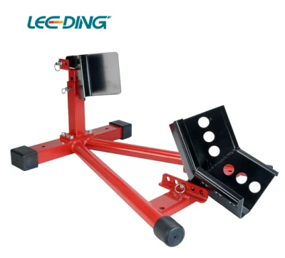 1500 Lb Fully Adjustable Motorcycle Wheel Chock Stand