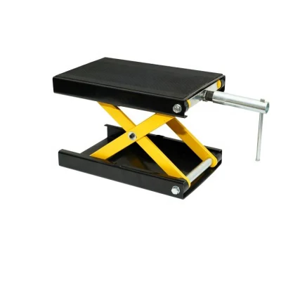 1100lbs Capacity Motorcycle Scissor Jack Wide Deck Motorcycle Center Stand 500kg Motorcycle Scissor Lift Stand