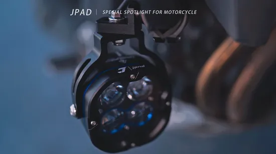 High Bright Motorcycle Auxiliary J7a Spotlight LED 210W 7 Lens Headlight White/Yellow Light